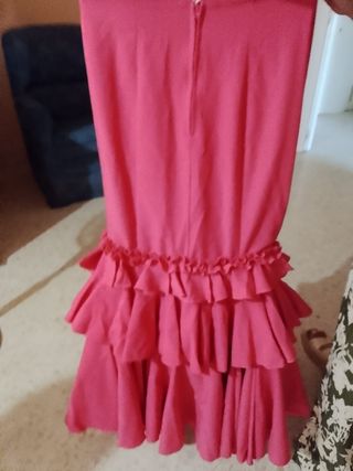 Falda Flamenca Rosa