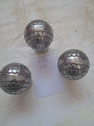 3 Bolas Petanca  MS tortuga