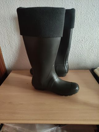 Botas agua gris