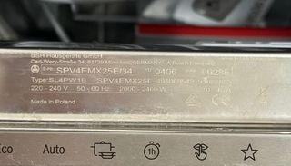 Lavavajillas Bosch SPV4EMX25E integrable, 45cm