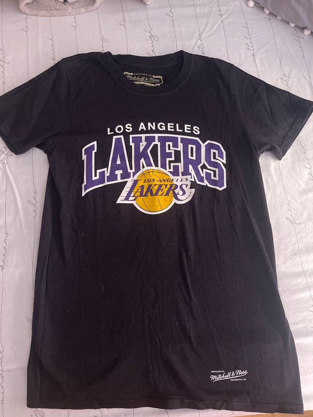 Camiseta Lakers Mitchell & Ness Snipes negra