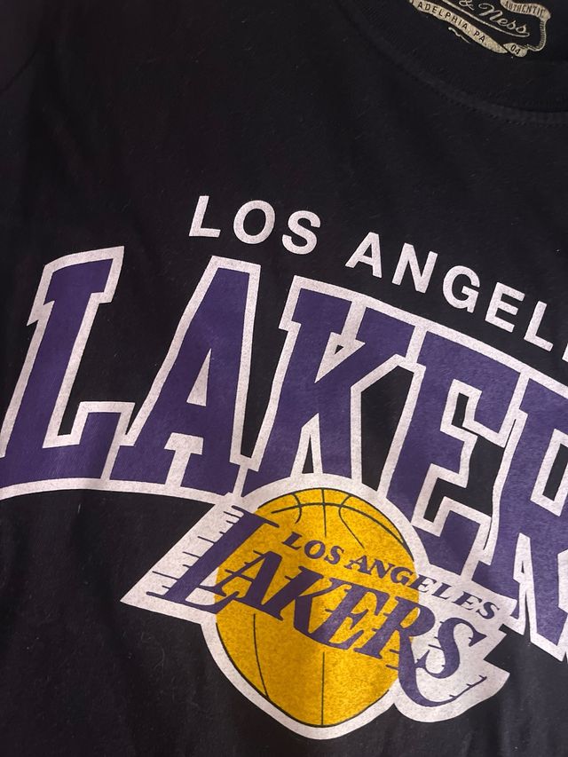 Camiseta Lakers Mitchell & Ness Snipes negra