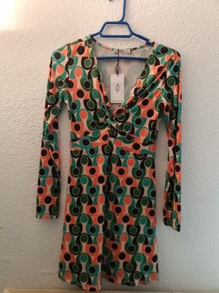 Vestido Shein estampado S