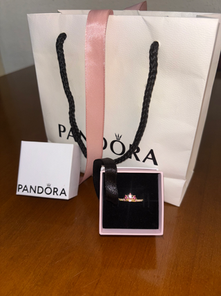 Anillo Pandora Princesa Disney - Dorado Rosa