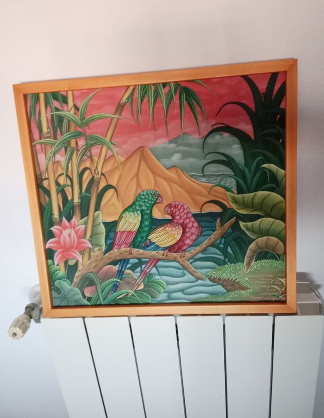 2 Quadri: Uccelli tropicali