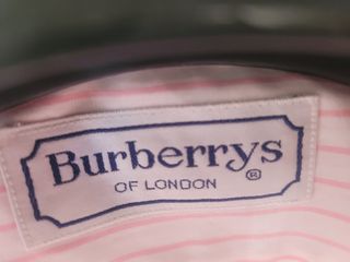 Camicia Burberry rosa a righe