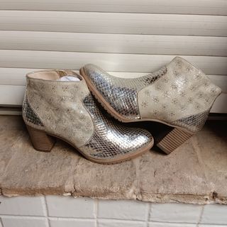 Botines Julia Blu beige-plata 40