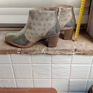 Botines Julia Blu beige-plata 40