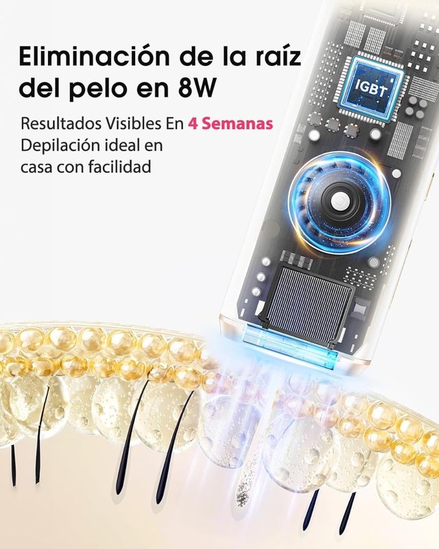 Depiladora IPL: Innovadora y con Refrigeración