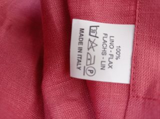 Camicia lino rossa uomo