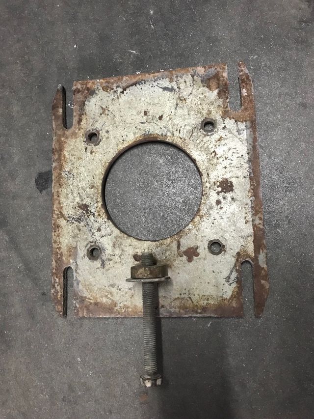 Base motor eléctrico usada