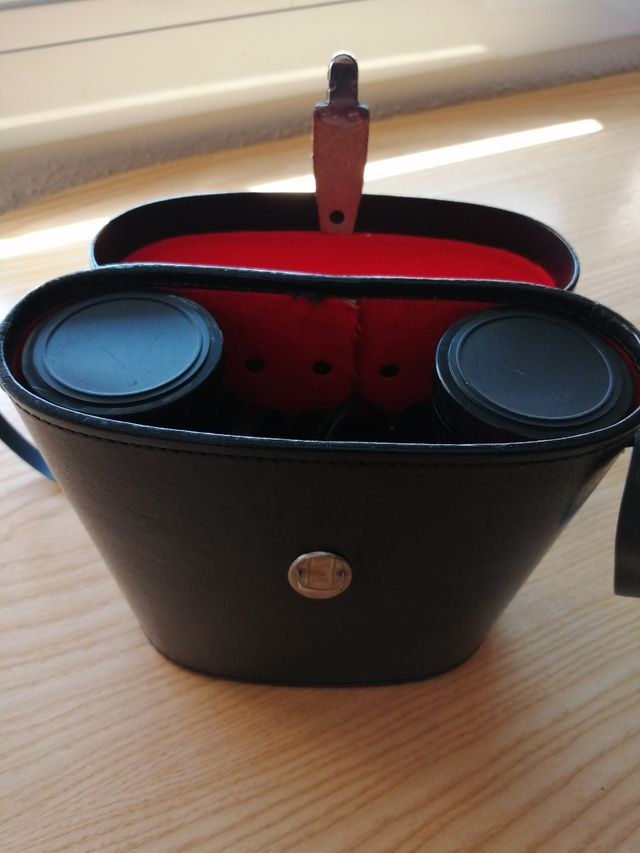 Prismáticos Vintage Marca SNS, 12x50- Buen Estado