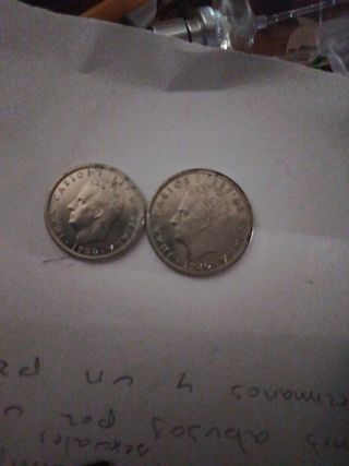 2 Monedas 100 & 50 pesetas (1980)