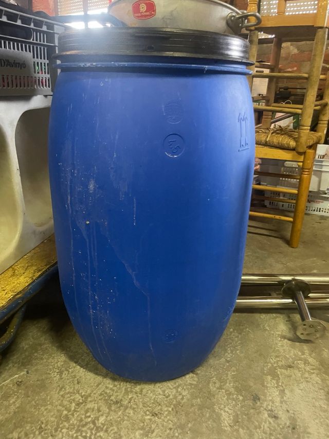 Bidón PVC azul 50L 3 unidades