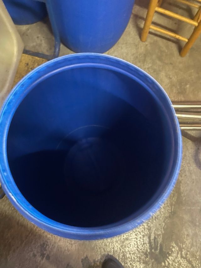 Bidón PVC azul 50L 3 unidades