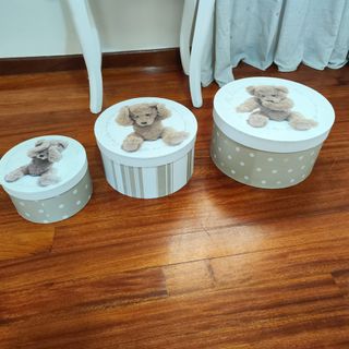 3 Cajas Decorativas Infantiles