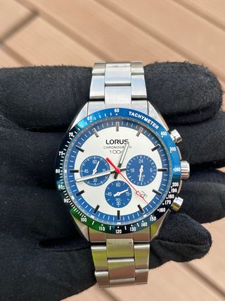 Reloj Lorus Cronógrafo Azul