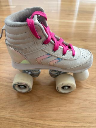 Patines Oxelo Quad 100 Blancos. Talla 32