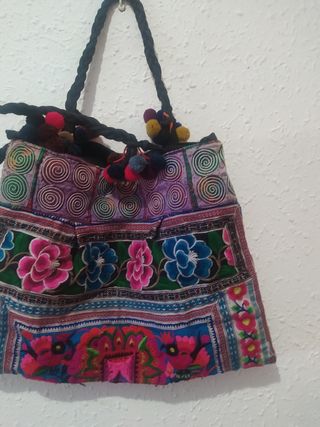 Bolso étnico multicolor