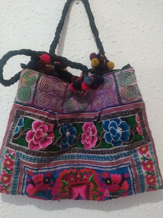 Bolso étnico multicolor