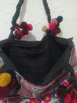 Bolso étnico multicolor