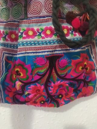 Bolso étnico multicolor