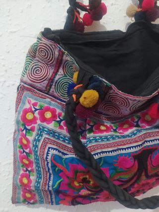 Bolso étnico multicolor