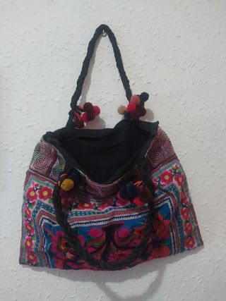 Bolso étnico multicolor