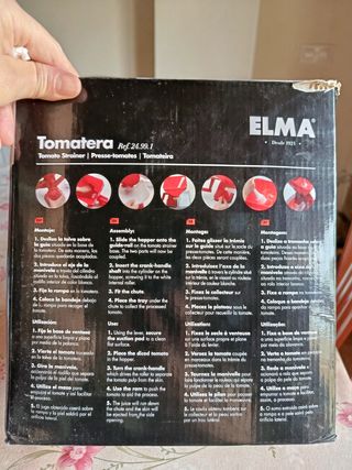 Prensa tomates ELMA roja