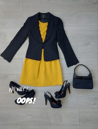 Talla S-M Vestido mostaza Fórmula Joven