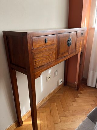 Consola madera Pórtico