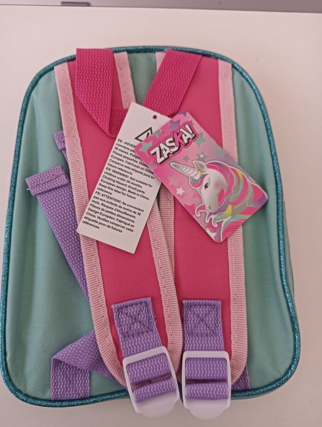Mochila Infantil Unicornio + Llavero