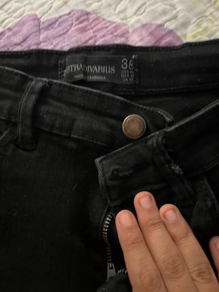 Vaqueros negros stradi- Talla S