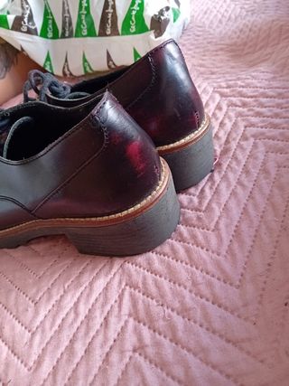 Zapatos plataforma negros marrones