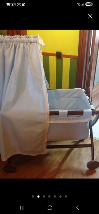 Moisés madera bebé