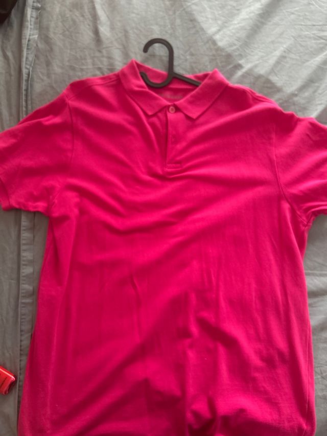 Polo rosa talla L