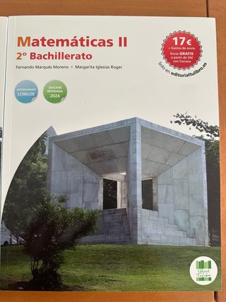 Matemáticas II 2º de bachillerato 