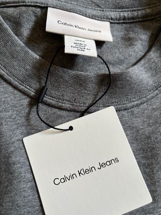 T-shirt Calvin Klein Jeans Grigia