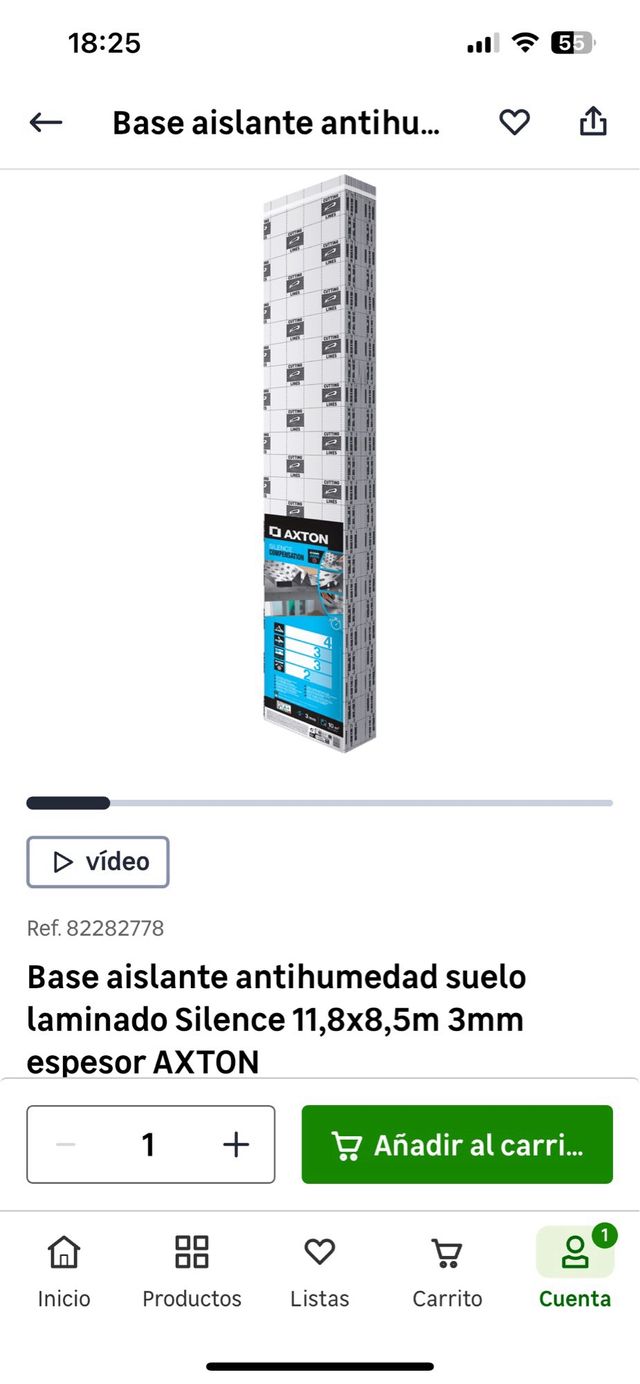 Aislante suelo laminado