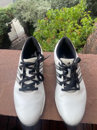 Zapatos golf Adidas - Blancos