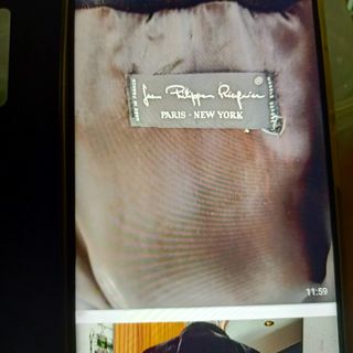 Abrigo mouton negro mujer talla 46