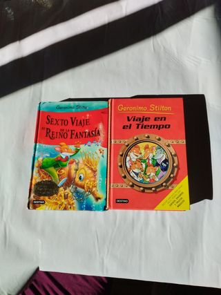 2 libros de Gerónimo Stilton 