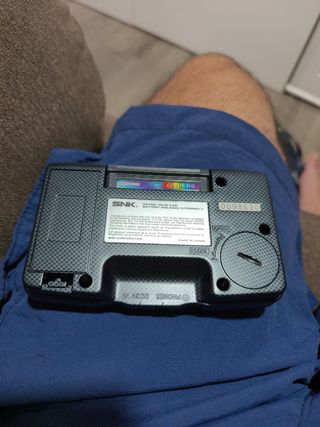 Neo Geo Pocket gris plata SNK
