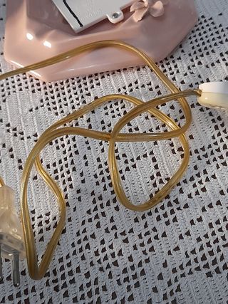 Lampada Tavolo Antica Vetro