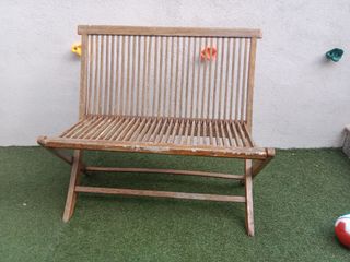 Banco plegable madera 100cm