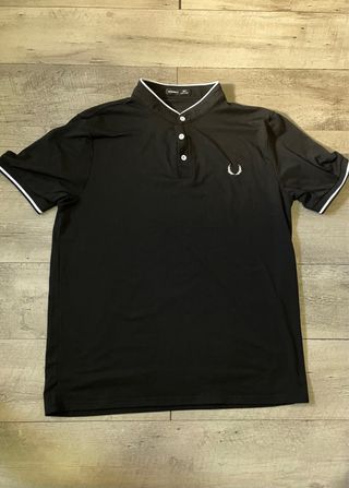 Polo MANFINITY negro talla M