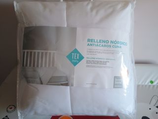 Relleno nórdico cuna antiácaros. NUEVO.