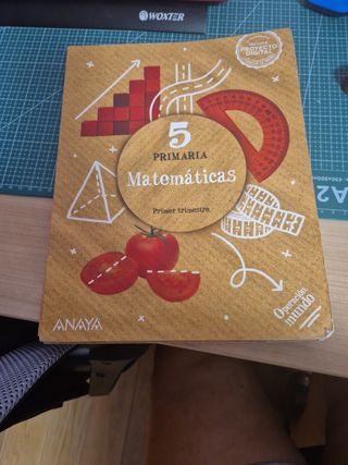 Libros Matemáticas 5° Primaria.