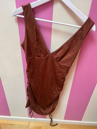 Vestido marrón verano talla M