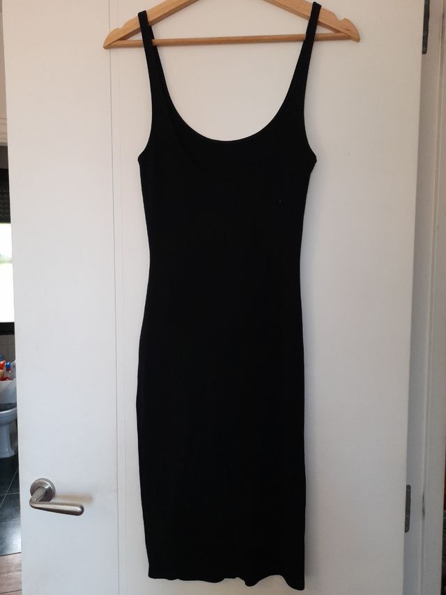 Vestido negro ajustado talla XS